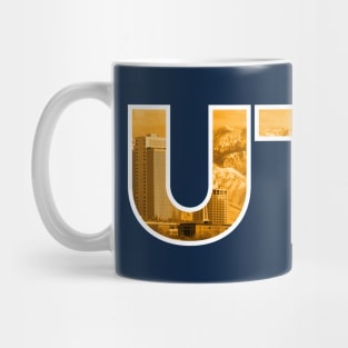 Utah Jazz UTA Skyline Mug